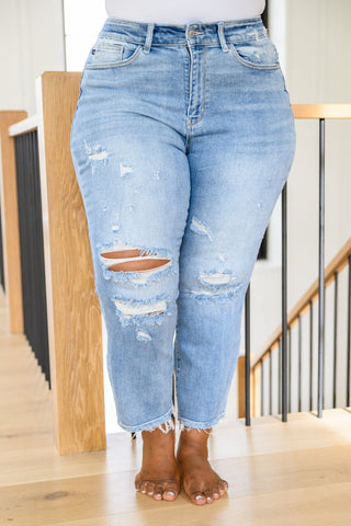 Claire High-Rise Slim Straight Leg Jeans-[option4]-[option5]-[option6]-[option7]-[option8]-Womens-Clothing-Shop
