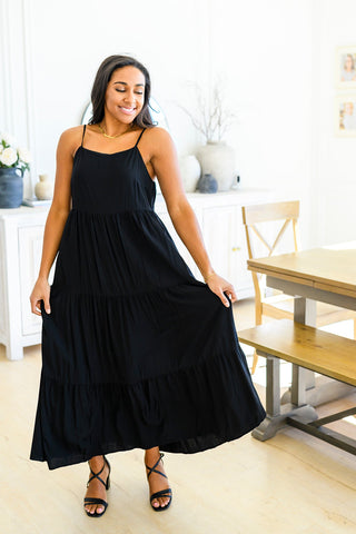 Classically Cool Tiered Maxi Dress-[option4]-[option5]-[option6]-[option7]-[option8]-Womens-Clothing-Shop