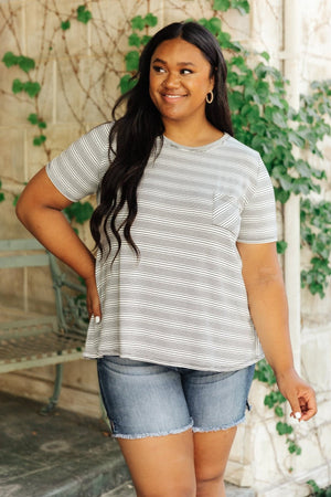 Cozy In Stripes Top in Gray-[option4]-[option5]-[option6]-[option7]-[option8]-Womens-Clothing-Shop