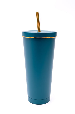 Total Eclipse Tumbler In Teal-OS-[option4]-[option5]-[option6]-[option7]-[option8]-Womens-Clothing-Shop