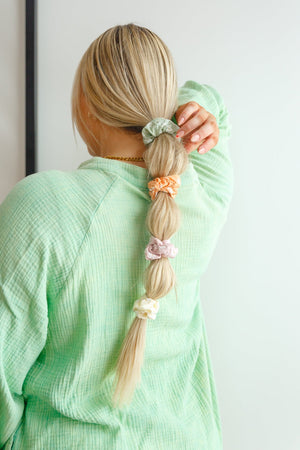 Daisy Day Hair Scrunchies-OS-[option4]-[option5]-[option6]-[option7]-[option8]-Womens-Clothing-Shop