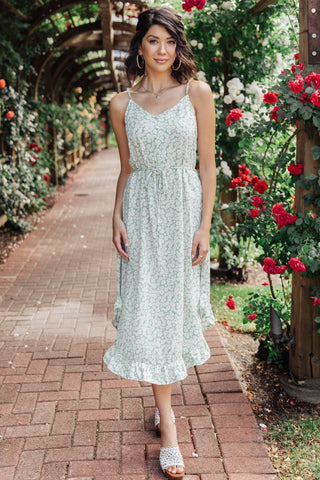 Daisy Mint Day Dress-[option4]-[option5]-[option6]-[option7]-[option8]-Womens-Clothing-Shop