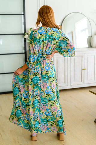 Donna Floral Maxi Dress-[option4]-[option5]-[option6]-[option7]-[option8]-Womens-Clothing-Shop
