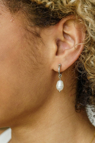 Drops Of Pearl Earrings-Gold-[option4]-[option5]-[option6]-[option7]-[option8]-Womens-Clothing-Shop