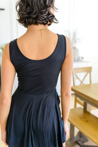 Effortless in Ebony Skort Dress-[option4]-[option5]-[option6]-[option7]-[option8]-Womens-Clothing-Shop