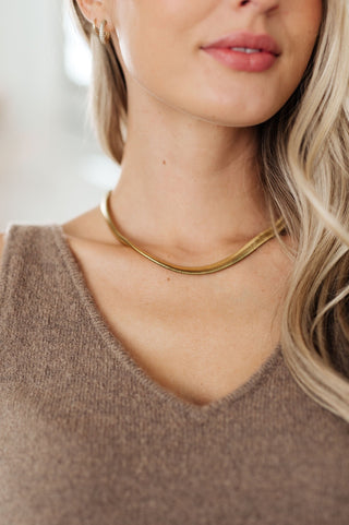 Enlighten Me Gold Plated Chain Necklace-OS-[option4]-[option5]-[option6]-[option7]-[option8]-Womens-Clothing-Shop