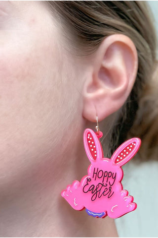 PREORDER: Hoppy Easter Bunny Dangle Earrings-OS-[option4]-[option5]-[option6]-[option7]-[option8]-Womens-Clothing-Shop