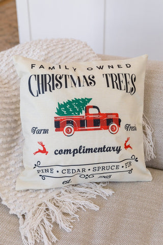 Farm Fresh Christmas Trees Pillow Case-OS-[option4]-[option5]-[option6]-[option7]-[option8]-Womens-Clothing-Shop