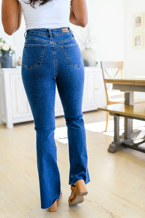 Francine High Rise Tummy Control Flared Jeans-[option4]-[option5]-[option6]-[option7]-[option8]-Womens-Clothing-Shop