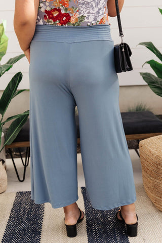 Go Get 'Em Gaucho Pants In Blue Gray-[option4]-[option5]-[option6]-[option7]-[option8]-Womens-Clothing-Shop