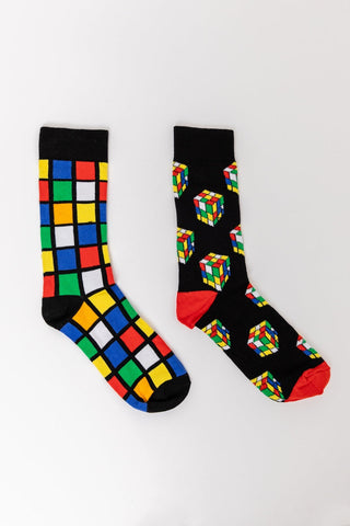 Game Cube Graphic Socks-OS-[option4]-[option5]-[option6]-[option7]-[option8]-Womens-Clothing-Shop