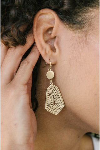 Geo Dangle Hook Earrings-[option4]-[option5]-[option6]-[option7]-[option8]-Womens-Clothing-Shop
