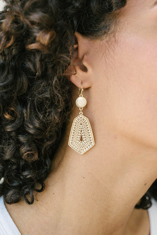 Geo Dangle Hook Earrings-[option4]-[option5]-[option6]-[option7]-[option8]-Womens-Clothing-Shop
