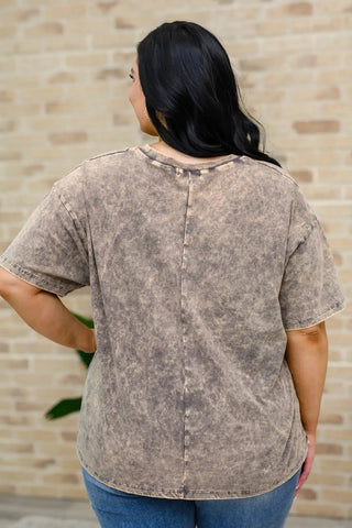 Get Ahead Washed Short Sleeve Top-[option4]-[option5]-[option6]-[option7]-[option8]-Womens-Clothing-Shop