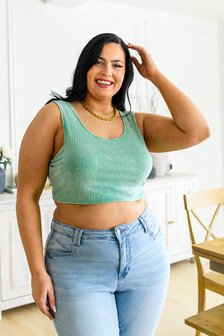 Get On My Level Cropped Cami in Mint-[option4]-[option5]-[option6]-[option7]-[option8]-Womens-Clothing-Shop