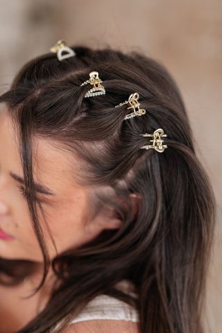 Gold & Pearl Mini Hair Clips Set of Three-OS-[option4]-[option5]-[option6]-[option7]-[option8]-Womens-Clothing-Shop