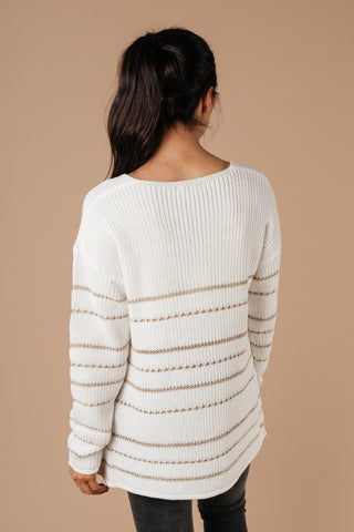 Golden Ticket Striped Sweater-[option4]-[option5]-[option6]-[option7]-[option8]-Womens-Clothing-Shop