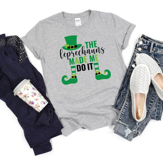 PREORDER: Leprechauns Made Me Graphic Tee-[option4]-[option5]-[option6]-[option7]-[option8]-Womens-Clothing-Shop