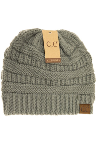Adult Classic CC Beanie-Natural Gray-[option4]-[option5]-[option6]-[option7]-[option8]-Womens-Clothing-Shop