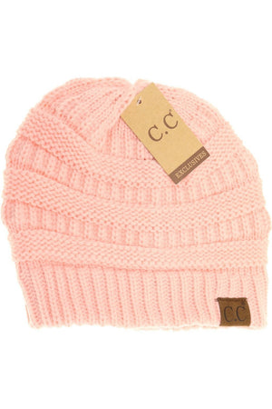 Adult Classic CC Beanie-Pale Pink-[option4]-[option5]-[option6]-[option7]-[option8]-Womens-Clothing-Shop