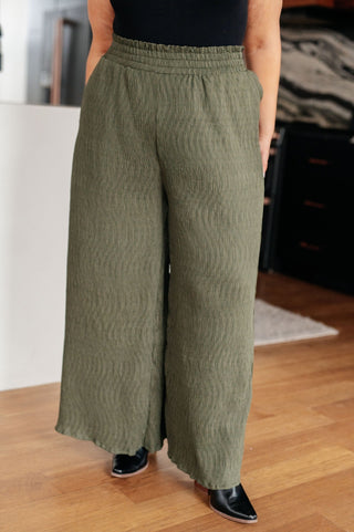 Harmony High Rise Wide Pants in Olive-[option4]-[option5]-[option6]-[option7]-[option8]-Womens-Clothing-Shop