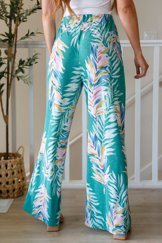 Hawaiiana Floral Print Pants-[option4]-[option5]-[option6]-[option7]-[option8]-Womens-Clothing-Shop