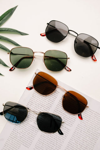 Hexagonal Horizon Sunglasses-[option4]-[option5]-[option6]-[option7]-[option8]-Womens-Clothing-Shop