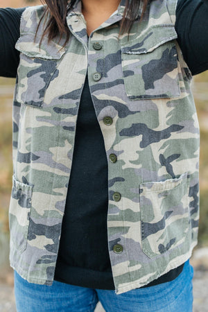 Hiding From The Cold Camo Vest-[option4]-[option5]-[option6]-[option7]-[option8]-Womens-Clothing-Shop