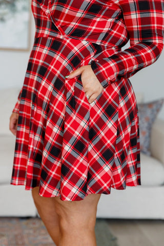 Highland Long Sleeve Skort Dress-[option4]-[option5]-[option6]-[option7]-[option8]-Womens-Clothing-Shop