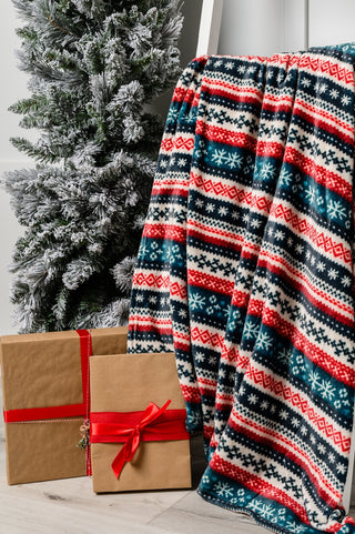 Holiday Fleece Blanket in Sweater Knit-OS-[option4]-[option5]-[option6]-[option7]-[option8]-Womens-Clothing-Shop