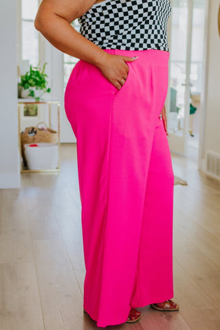 I Love These High Rise Wide Leg Pants in Hot Pink-[option4]-[option5]-[option6]-[option7]-[option8]-Womens-Clothing-Shop