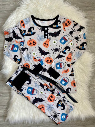 PREORDER: Matching Halloween Pajama Bats-[option4]-[option5]-[option6]-[option7]-[option8]-Womens-Clothing-Shop