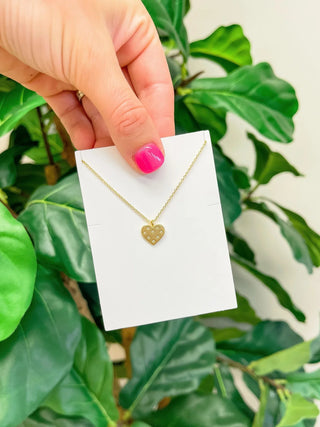 PREORDER: Crystal-Studded Gold-Dipped Heart Pendant Necklace-One Size-[option4]-[option5]-[option6]-[option7]-[option8]-Womens-Clothing-Shop