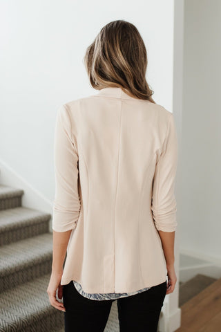 Acting Like A Lady Blazer In Taupe-[option4]-[option5]-[option6]-[option7]-[option8]-Womens-Clothing-Shop