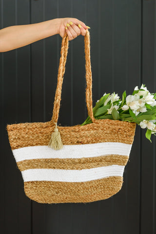 It's All Good Woven Tote-[option4]-[option5]-[option6]-[option7]-[option8]-Womens-Clothing-Shop