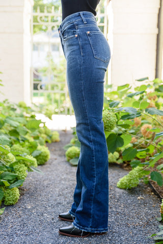 Ivy High Waisted Bootcut Medium Wash Jeans-[option4]-[option5]-[option6]-[option7]-[option8]-Womens-Clothing-Shop