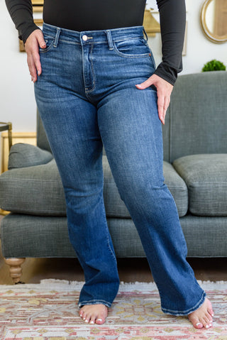 Ivy High Waisted Bootcut Medium Wash Jeans-[option4]-[option5]-[option6]-[option7]-[option8]-Womens-Clothing-Shop