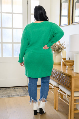 Joyful Season Sweater Tunic In Green-[option4]-[option5]-[option6]-[option7]-[option8]-Womens-Clothing-Shop