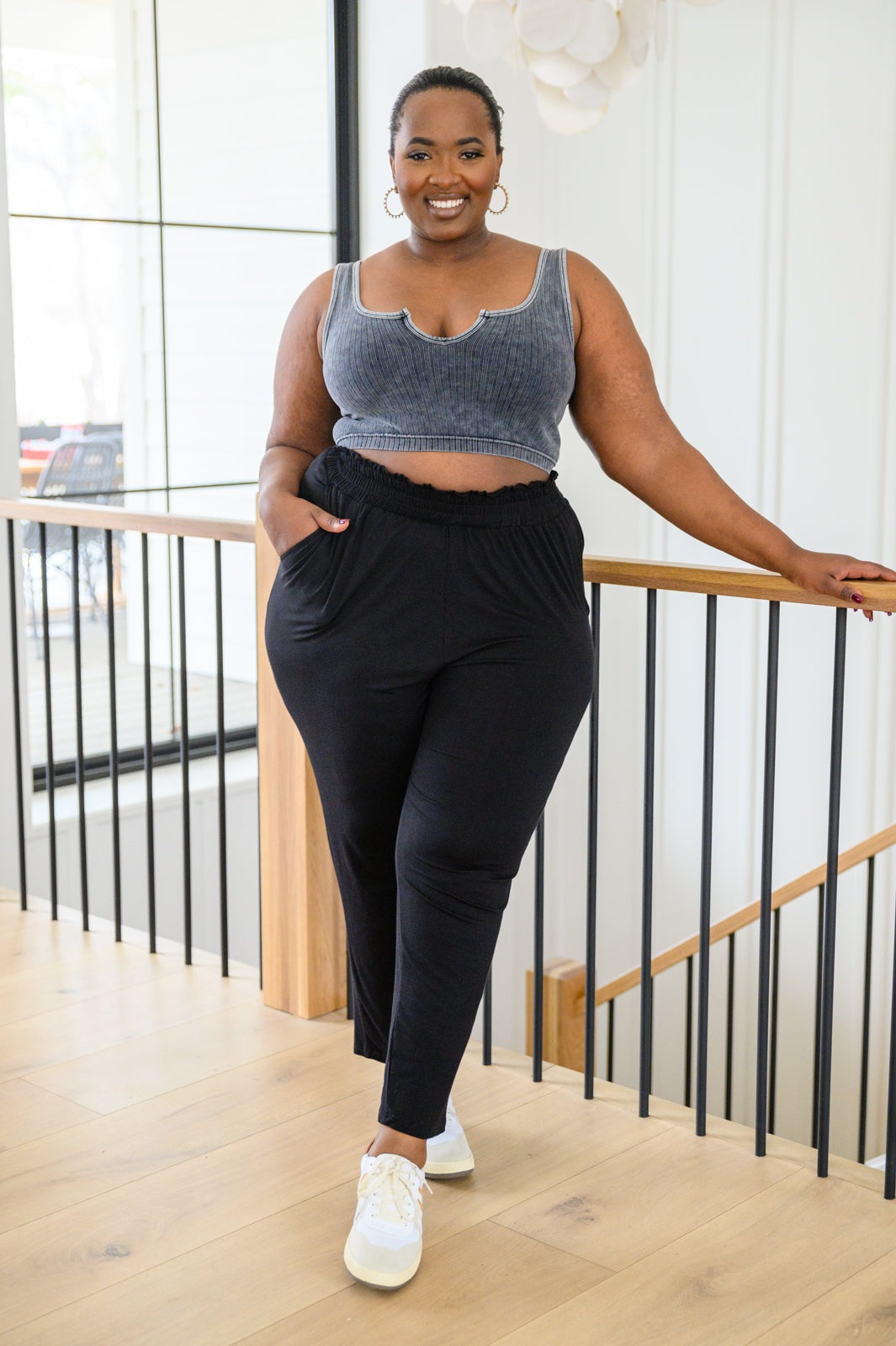 Keep Them Coming Smocked Waist Joggers in Black – Payton & Piper Boutique