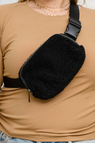 Keeping Up Sherpa Side Bag in Black-OS-[option4]-[option5]-[option6]-[option7]-[option8]-Womens-Clothing-Shop