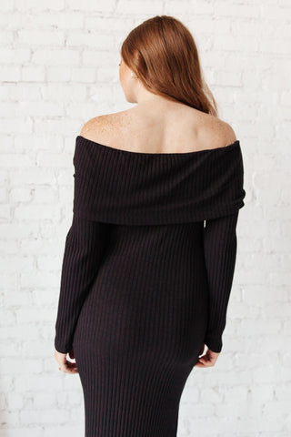 Kiah Sweater Dress in Black-[option4]-[option5]-[option6]-[option7]-[option8]-Womens-Clothing-Shop