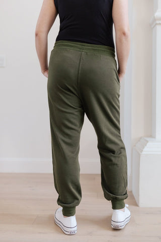 Kick Back Distressed Joggers In Olive-[option4]-[option5]-[option6]-[option7]-[option8]-Womens-Clothing-Shop