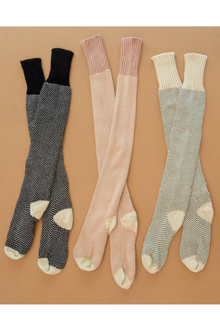 Knitted Lounge Socks In Oatmeal-OS-[option4]-[option5]-[option6]-[option7]-[option8]-Womens-Clothing-Shop