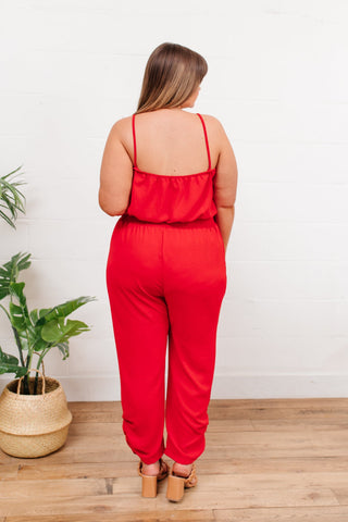 Livin' The Dream Jumpsuit in Red-[option4]-[option5]-[option6]-[option7]-[option8]-Womens-Clothing-Shop