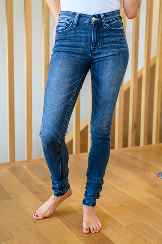Loraine Pin Tack Skinny Jeans-[option4]-[option5]-[option6]-[option7]-[option8]-Womens-Clothing-Shop