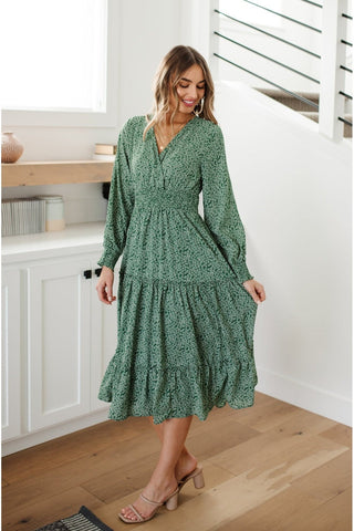 Lucky Day Dress In Green-[option4]-[option5]-[option6]-[option7]-[option8]-Womens-Clothing-Shop