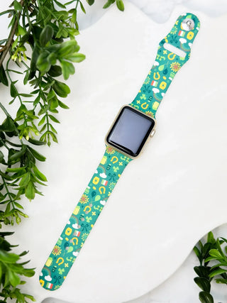 PREORDER: Lucky Scene Print Silicone Smart Watch Band-M/L-[option4]-[option5]-[option6]-[option7]-[option8]-Womens-Clothing-Shop