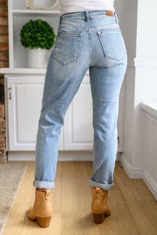 Mallory Mid Rise Bleach Wash Boyfriend Jeans-[option4]-[option5]-[option6]-[option7]-[option8]-Womens-Clothing-Shop