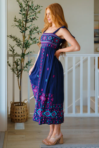 Midnight Magic Embroidered Maxi Dress-[option4]-[option5]-[option6]-[option7]-[option8]-Womens-Clothing-Shop