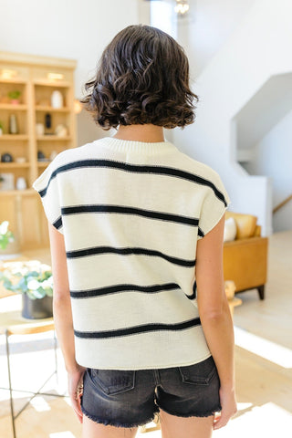 More or Less Striped Sleeveless Sweater-[option4]-[option5]-[option6]-[option7]-[option8]-Womens-Clothing-Shop